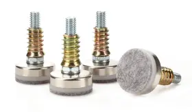 Hf83810 Hot Favorable Furniture Levelers - Adjustable Leveling Legs For Tables Chairs Cabinets -1.3