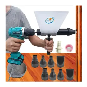 Houbyu 726189394739 Electric Mortar Grout Gun Portable Pointing Grouting Caulking Sprayer With 9