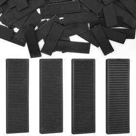 Hsdjlxz Gy0482 80 Pcs Solid Plastic Shims For Leveling Flat Drywall Black