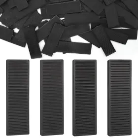 Gy0482 Hsdjlxz 80 Pcs Solid Plastic Shims For Leveling Flat Drywall Black