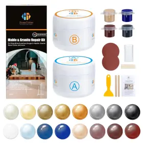 Ht Hometinker 313049929998 Marble And Granite Repair Kit Quartz Countertop For Chip Dents Cracks Holes Ht Hometinker 313049929998 Marble And Granite Repair Kit Quartz Countertop For Chip Dents Cracks Holes