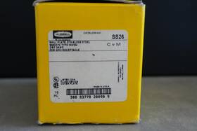 Hubbell Ss26 Stainless Steel Gfci Wall Plate 1-gang 302/304 Box Of 10