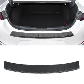 Mzd03-03 Hugeek Exterior Rear Bumper Protector For Mazda 3 2019-2025 Car Accessories Auto Par