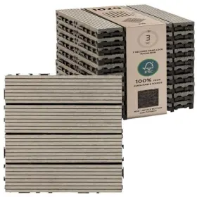 Idzo 810165147492 Wood Plastic Composite Deck Tiles Set Of 10 Sustainable Fsc Inch