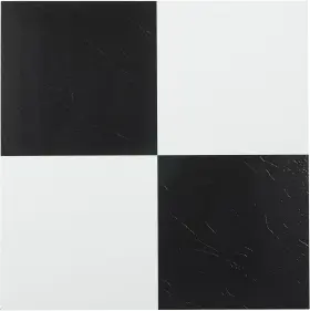 Imports Home Improvement 445016177187 Nexus Self Adhesive 12-inch Vinyl Floor Tiles 20 - 12 Inch X Black/white Imports Home Improvement 445016177187 Nexus Self Adhesive 12-inch Vinyl Floor Tiles 20 - 12 Inch X Black/white
