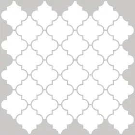 Nh2360 In Home Quatrefoil Peel Stick Backsplash Tiles White And Off-white