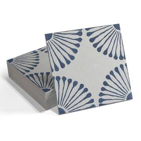 Inno Stickers Psft-sunblu-16 16-sheet Peel And Stick Floor Wall Tile 9 Inch X Blue Stone Composite Sel