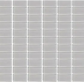 Interceramic 769695423227 Mosaic Sheet Glassique Nickel Glossy Backsplash Tile