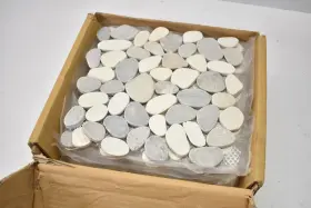 Island Stone 819712029397 Lot Of 11 Level Pebble Savannah Honed Rock Tiles Floor Decor