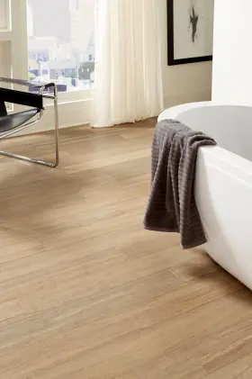 Islander Flooring 842806012654 7mm Sandstone Ft Waterproof Engineered Strand Bamboo 5.12 Inch W X 36.22 L