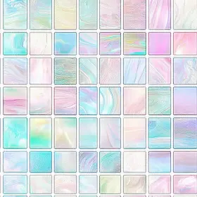 Ip256180398fl Ivn 10pcs 12x12 Inch Glossy Multicolor Peel And Stick Floor Tiles Removable S