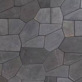 Ivy Hill Tile 313017088047 Countryside Organica Java Gray 11.81 Inch X 19.68 Honed Marble Mosaic Floor A