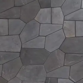 Ivy Hill Tile 313017088047 Countryside Organica Java Gray 11.81 Inch X 19.68 Honed Marble Mosaic Floor A