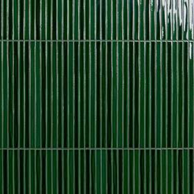 Ivy Hill Tile 313107814846 Vistaio Jungle Green 5.27 Inch X 17.71 Glossy Ceramic Mosaic Wall 0.64