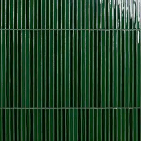 Ivy Hill Tile 313107814846 Vistaio Jungle Green 5.27 Inch X 17.71 Glossy Ceramic Mosaic Wall 0.64