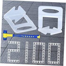 Jauyas 3-2100 Tile Leveling System Clips Spacers Leveler Diy 1/8in 2100 1