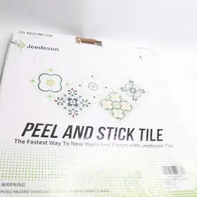 Jht06-10p Jeedeson 10-pk Peel And Stick Tile Stickers Self Adhesive Backsplash