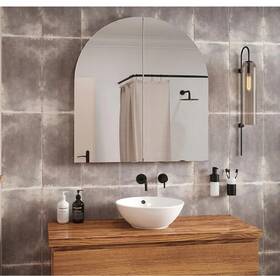 Jeffrey Court 734647130645 Grande Gris Rustico 10 Inch X 20 Subway Gloss Ceramic Wall T