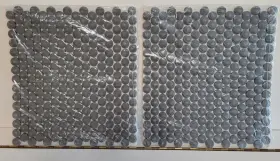 11.375 Jeffrey Court 97934 2 Charcoal Shadow Mtn Mosaic Wall Tiles 12.25 By Inch