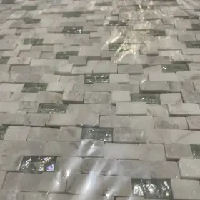 99722 Jeffrey Court 4 Pack Jefferey Mini Brick Stone And Glass Backsplash Tile Mosaic 12x12 99722 Jeffrey Court 4 Pack Jefferey Mini Brick Stone And Glass Backsplash Tile Mosaic 12x12