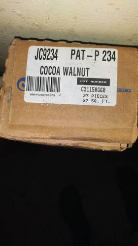 Johnsonite Jc9234 Luxury Planks Cocoa Walnut 22 Pieces Covers 27 Sq. Ft