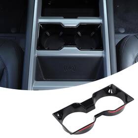 Jonkoko 395647655594 Central Console Water Cup Holder Frame Cover Trim Compatible With Land Rover