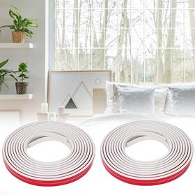 Jsiwoth A36-acpx-whe-10m-2pc Window Trim Molding 65.6ft Self Adhesive Glass Decorative Strip With