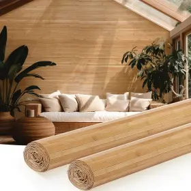 Km-juexica-2368 Juexica 2 Pcs Natural Bamboo Wall Panel For Interior 48ftft X 96ftft Covering
