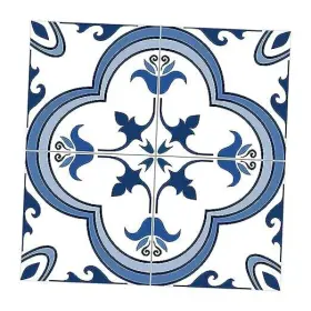 Jmb-01 Jumeibang Blue-white Wallpaper Tile Stickers 6x6 In Peel And Stick On Navy Blue Jmb-01 Jumeibang Blue-white Wallpaper Tile Stickers 6x6 In Peel And Stick On Navy Blue