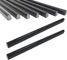 Bmt100 Jusmioke Black Marble Pencil Tile Edge Trim - 15 Pack For Backsplash And Showers