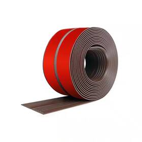 Justincity 744110099195 40 Ft. L X 4 Inch H Non-slip Waterproof Peel And Stick Brown Vinyl Rubber Edgin