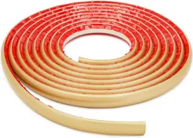 Juvo Plus 711181479607 Stockroom 16.5 Feet Flexible Quarter-round Trim For Wall Edges Adhesive Pe