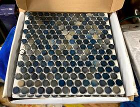 K&d 888369031107 10 Sheets Penny Round Multicolor Mosaic Tile For Kitchen Bath Sku 100053289