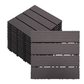 Kedy 978312631646 27 Pcs 12x12 Inch Interlocking Deck Tiles - Waterproof All-weather Outdoor Pa