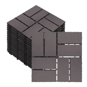 Kedy 978312631738 27 Pcs 12x12 Inch Interlocking Deck Tiles - Waterproof All-weather Outdoor Pa