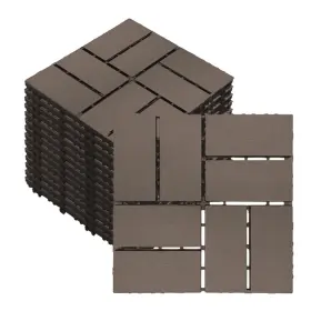 Kedy 978312631752 12 Pcs 12x12 Inch Interlocking Deck Tiles - Waterproof All-weather Outdoor Pa