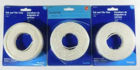 Keeney 046224826507 3 Plumb Pak By Kenney Vinyl Tub And Tile Trim 3/4 Inch X 11ft