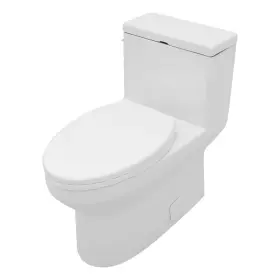 Kichae 789537955419 One-piece Left Side Flush Toilet With Elongated