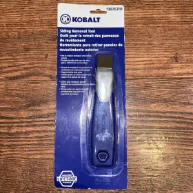 0076781 Kobalt New Siding Removal Tool Blue Non-slip Vinyl Offset Grip Straight Handle