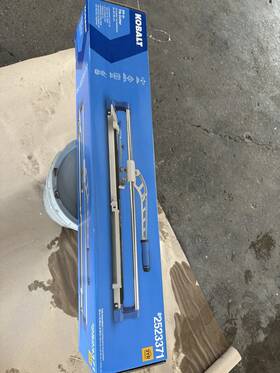 Kobalt 2523371 24-in Tile Cutter Steel Diecast Aluminum Blue Lightweight Reinforced Base