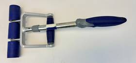 Kobalt 290291 Husky Extendable Seam Roller 3-roller Laminate Vinyl Flooring Tool