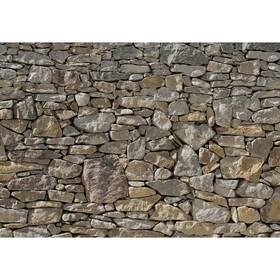 Komar 782247036928 Brewster Home Fashions 8-727 Stone Wall Mural Neutral