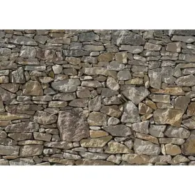 8-727 Komar 782247036928 Brewster Home Fashions Stone Wall Mural Neutral