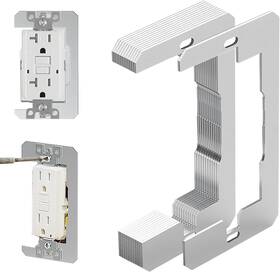 Konewong Mwps-12 Wall Plate Spacer 12 Pcs Outlet Spacers For Electrical Box Metal