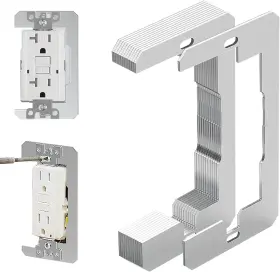 Mwps-12 Konewong Wall Plate Spacer 12 Pcs Outlet Spacers For Electrical Box Metal