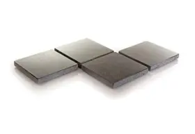 Kozy Sweet Home 798154776376 Coaster Set Premium Granite Coasters Double-polished Black - Square 6