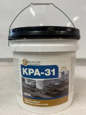 Kpa-99 Kraus Kpa-31 4 Gallon Bucket Of Professional Carpet Tile Adhesive Now