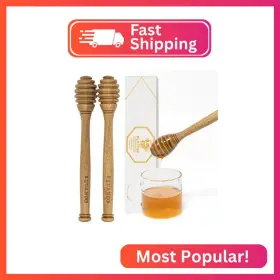 Bt-fmb-0917 Kyvando Brazilian Cherry Wood Honey Dipper - Durable And Warp-resistant Preserves