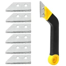 Mfgj07 Labofic Grout Removal Tool Angled Design Hand Saw Tile With 6 Piece Mfgj07 Labofic Grout Removal Tool Angled Design Hand Saw Tile With 6 Piece