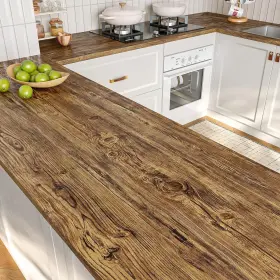 X160 Lacheery 016071780529 24 Inch Rustic Brown Wood Grain Contact Paper Peel And Stick W